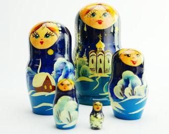 ヴィンテージ磁器製ロシア人形、19インチ民族ロシア人形、コレクター