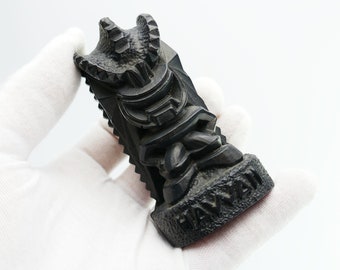 Vintage Coco Joe's Lava Resin Tiki Idols – Hawaiian Souvenir Set