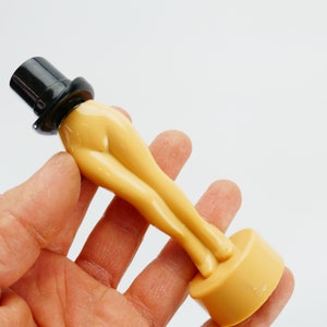 Vintage Rare 50&#39;s Miss Cutie Lighter Leg Top Hat Retro Sexy Risque pin-up ALLBRIGHT