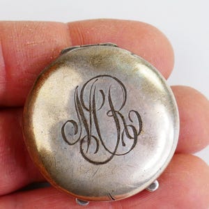 Sterling Silver Tobacco Tin