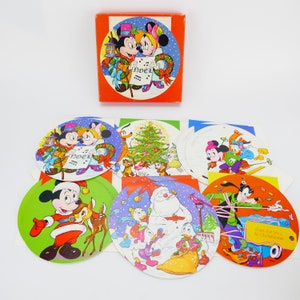 Disney Mickey's Infantil Navidad Navideña Surtida 10 Tarjetas con Sobres