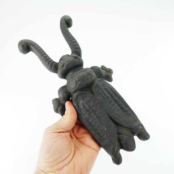 Antique Beetle Cast Iron Boot Jack 