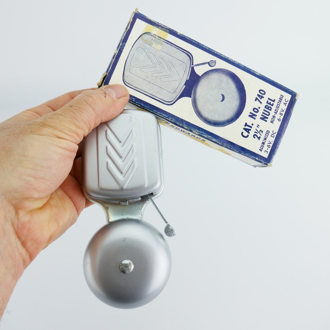 Vintage Edwards Nubel 740 2 1/2 Inch Exposed Gong Door Bell Etsy