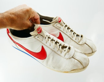 Nike Cortez Forrest Gump, zapatillas vintage de los años 80, talla 1982, color rojo, blanco y azul, talla 820608 BC, talla 15