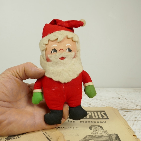 small stuffed santa