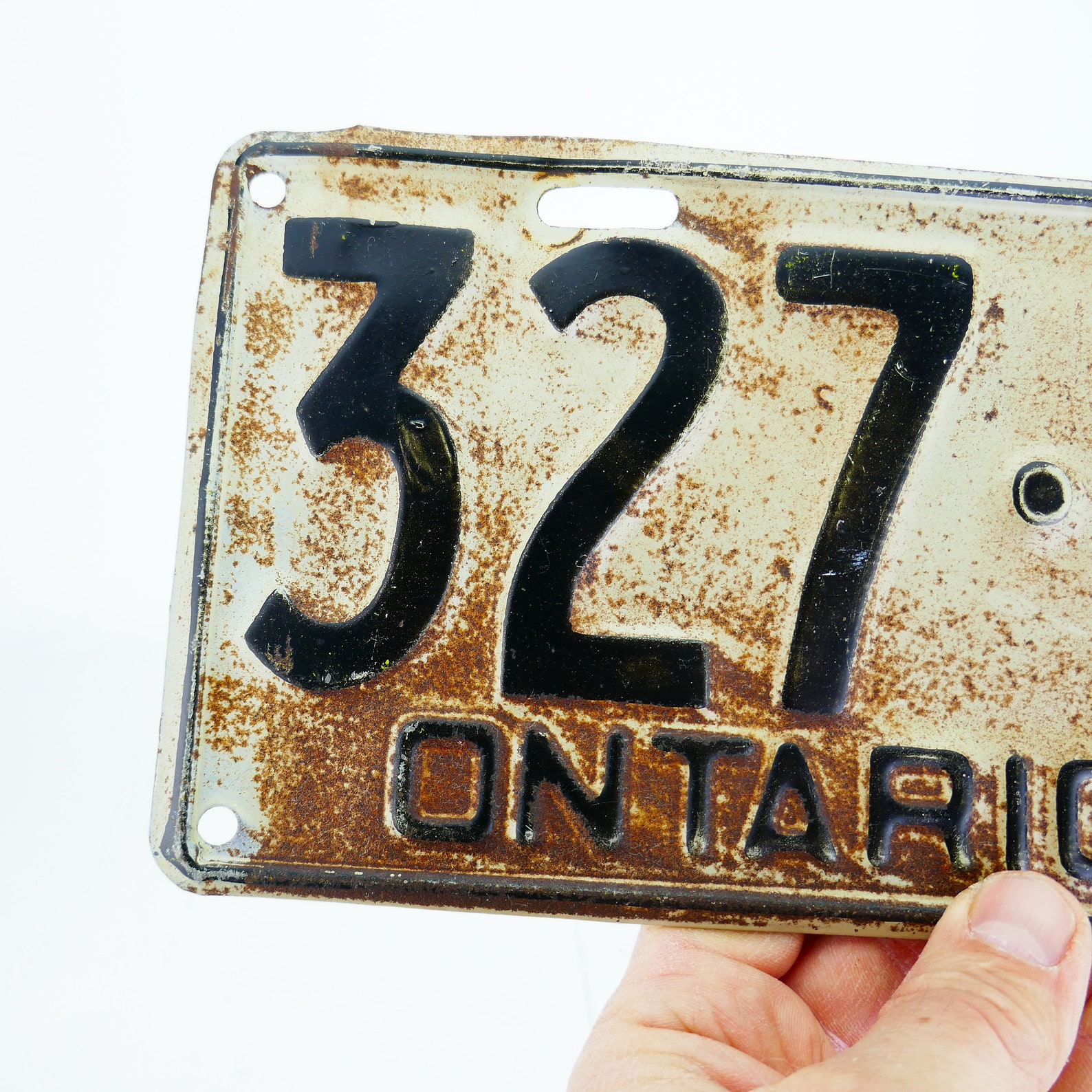 Antique 1929 Ontario License Plate Automobile ID Wall Hanging | Etsy