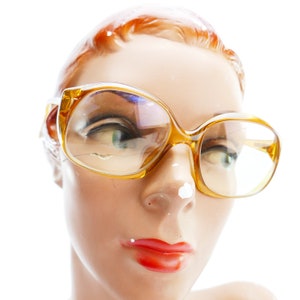 Vintage Retro 70/80 Large glasses Yves Chantal Marwitz eyewear plastic