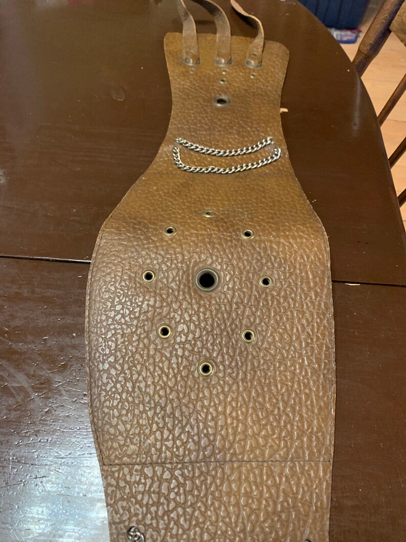 Vintage 1950s Leather Motorcycle Kidney Belt 36 Antique Etsy UK