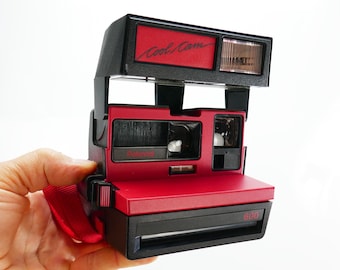 ポラロイド クールカム 600 インスタントフィルムカメラ 赤と黒