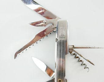Seltene Vintage Frankreich Thiers A. Pirony Klinge Multi-Tools Weinöffner