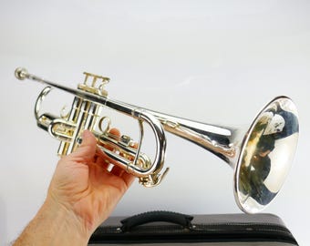 Trompeta usada Roy Benson TR-202S Serie Estudiante Acabado Plateado