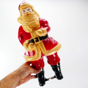 Vintage Santa Claus Blow Mold Plastic Union Product Lighted Christmas decor