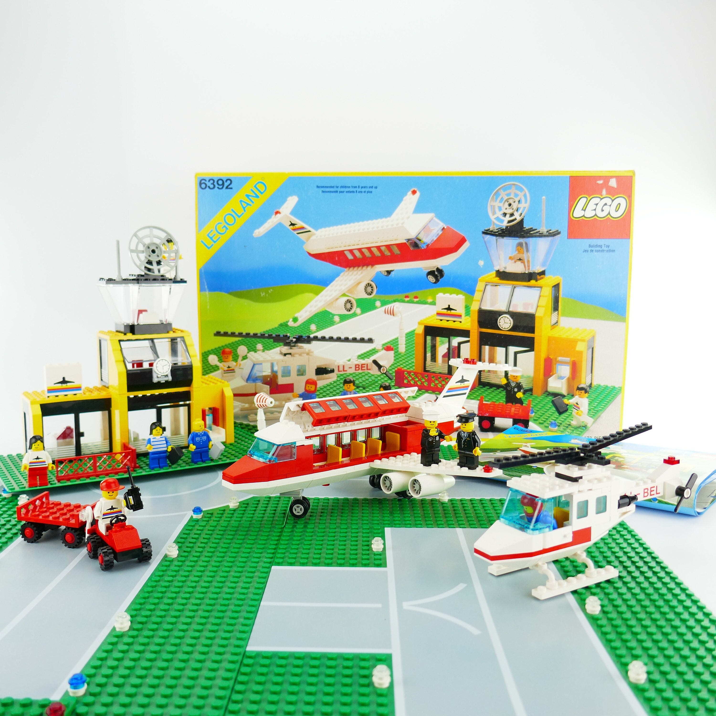 LEGO 6392 Airport in Box 99% Complete With Box & -