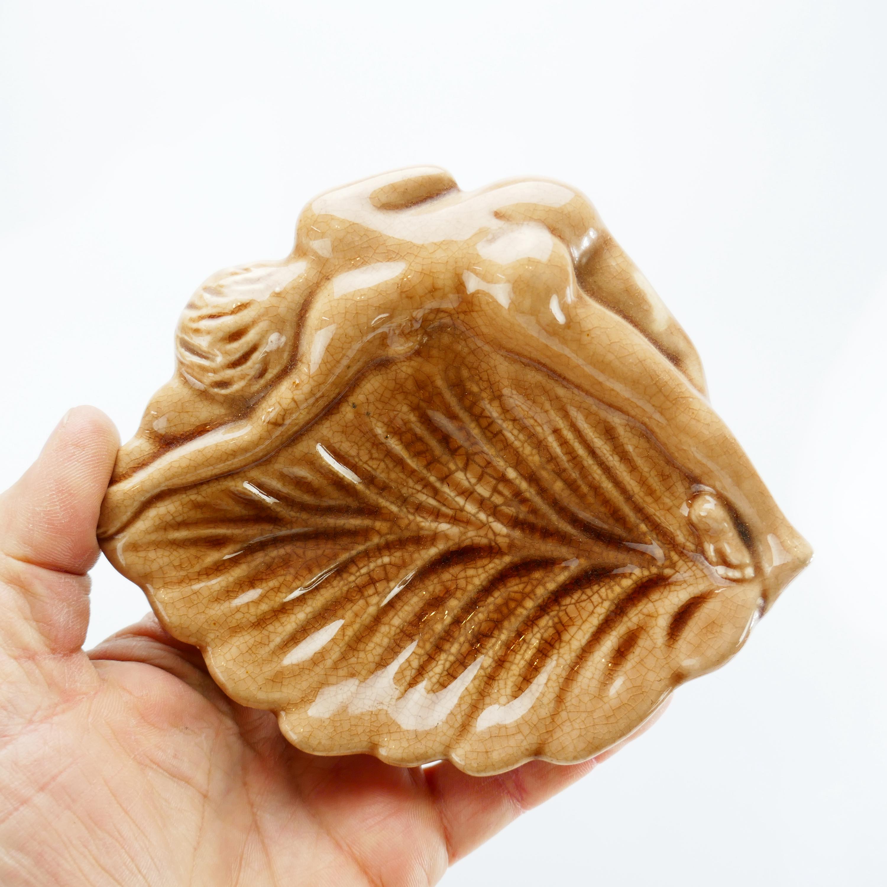 Vintage Leaf Lady Nude Pottery Japan Ashtray MATURE Dish - Etsy