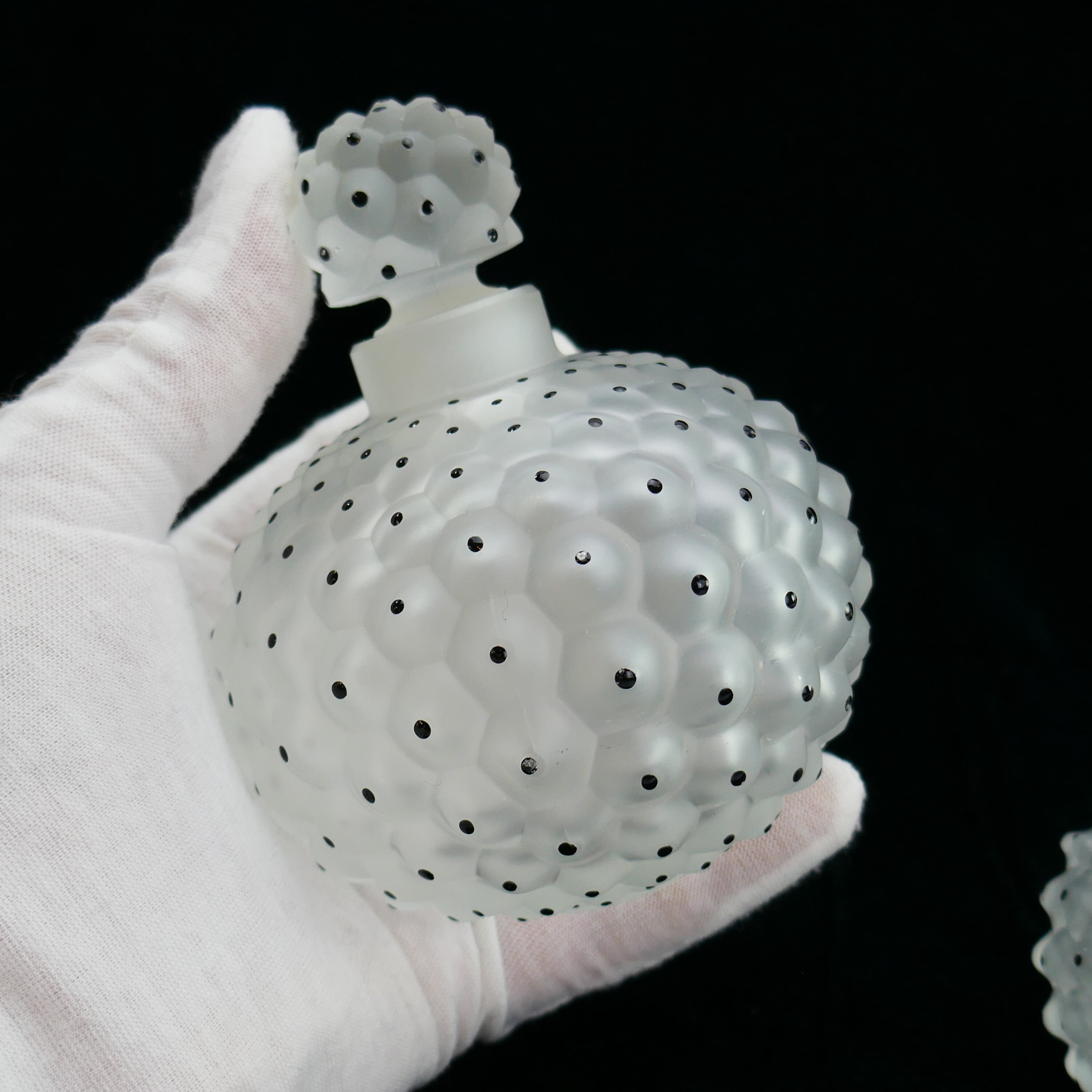 ヴィンテージ ラリック ガラス香水瓶 クリスタル パリ フランス