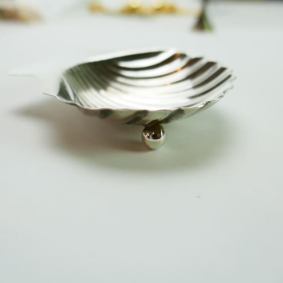 アクセサリー Vintage Mexican Silver Shell Plate 925 Vintage Mexican Silver Shell Plate 925