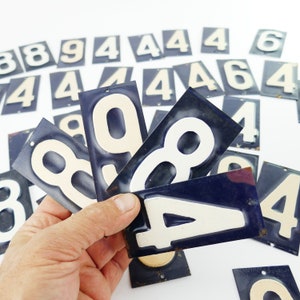 ヴィンテージ ストップ ブルー バス ストリート サイン 21 1/2X10'' 壁