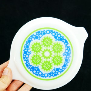 Rare Vintage Pyrex Crazy Quilt Promotional 1 Qt Green Casserole Dish ...