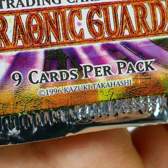 Buy SEALED Yu-gi-oh Pharaonic Guardian NOS Booster Pack 9 Cards KONAMI  Yugioh Copyright 1996 Online in India - Etsy