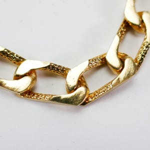 Vintage Chunky schakelarmband goudkleurige sierraden