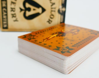 Vintage Sailor Jerry TATTOO Spiced Navy Rum DECK Playing Cards