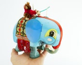 Vintage Monkey Elephant ME776 Tin Toy China Dattery Operated 60 39 s for parts
