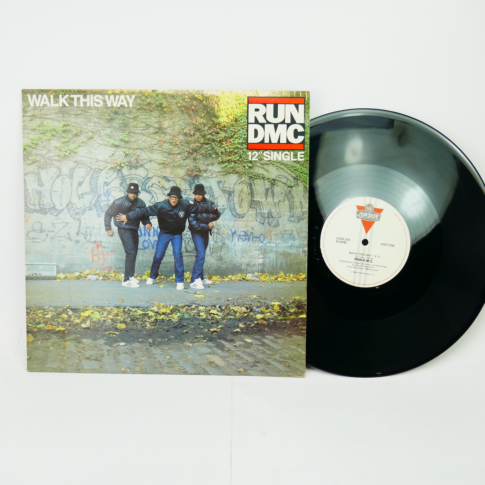 Original Run DMC Walk This Way Vinyl Vintage Single Etsy