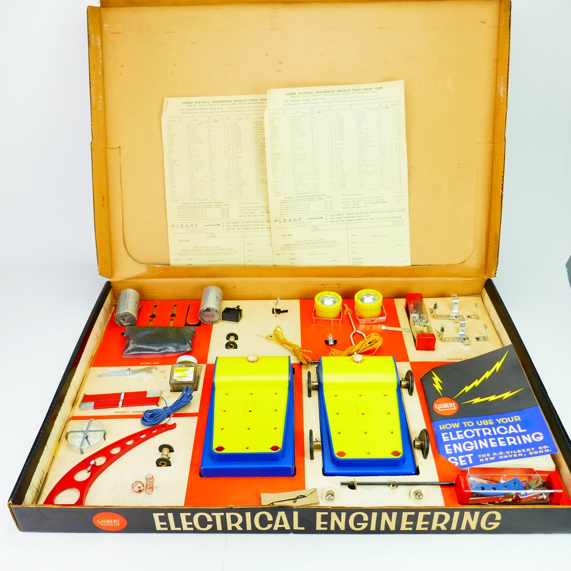 RARE 1960 Vintage Gilbert 11039 Electrical Engineering Kit Etsy