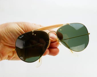 Ray Ban B&L Outdoorsman 62mm Vintage Sunglasses - Etsy
