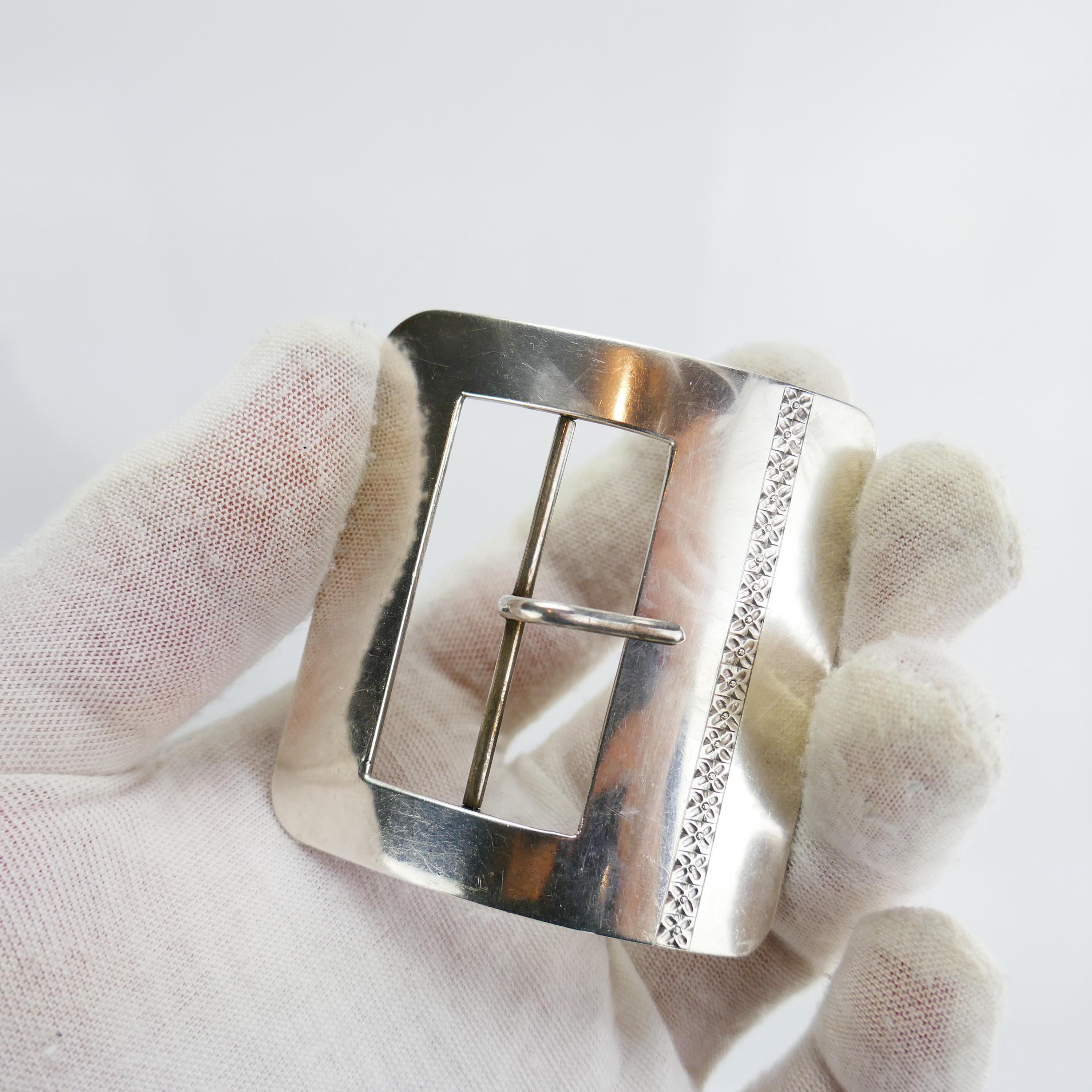 Comstock Silversmiths Buckle - Etsy