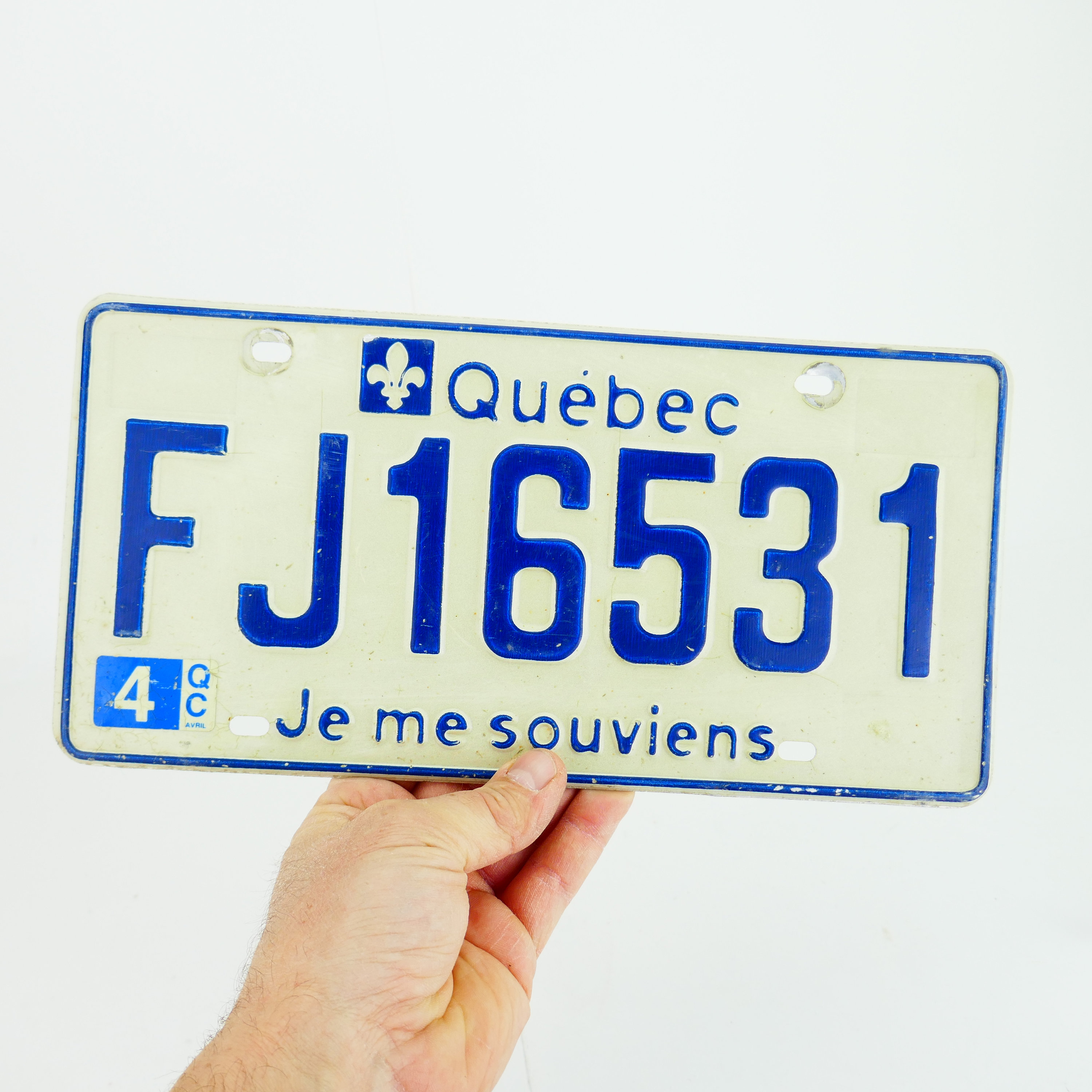 Quebec License Plate for sale Only 4 left at 75