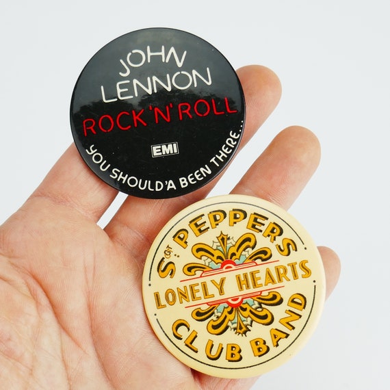 Vintage 1975 John Lennon Rock 'n' Roll EMI UK Pro… - image 1