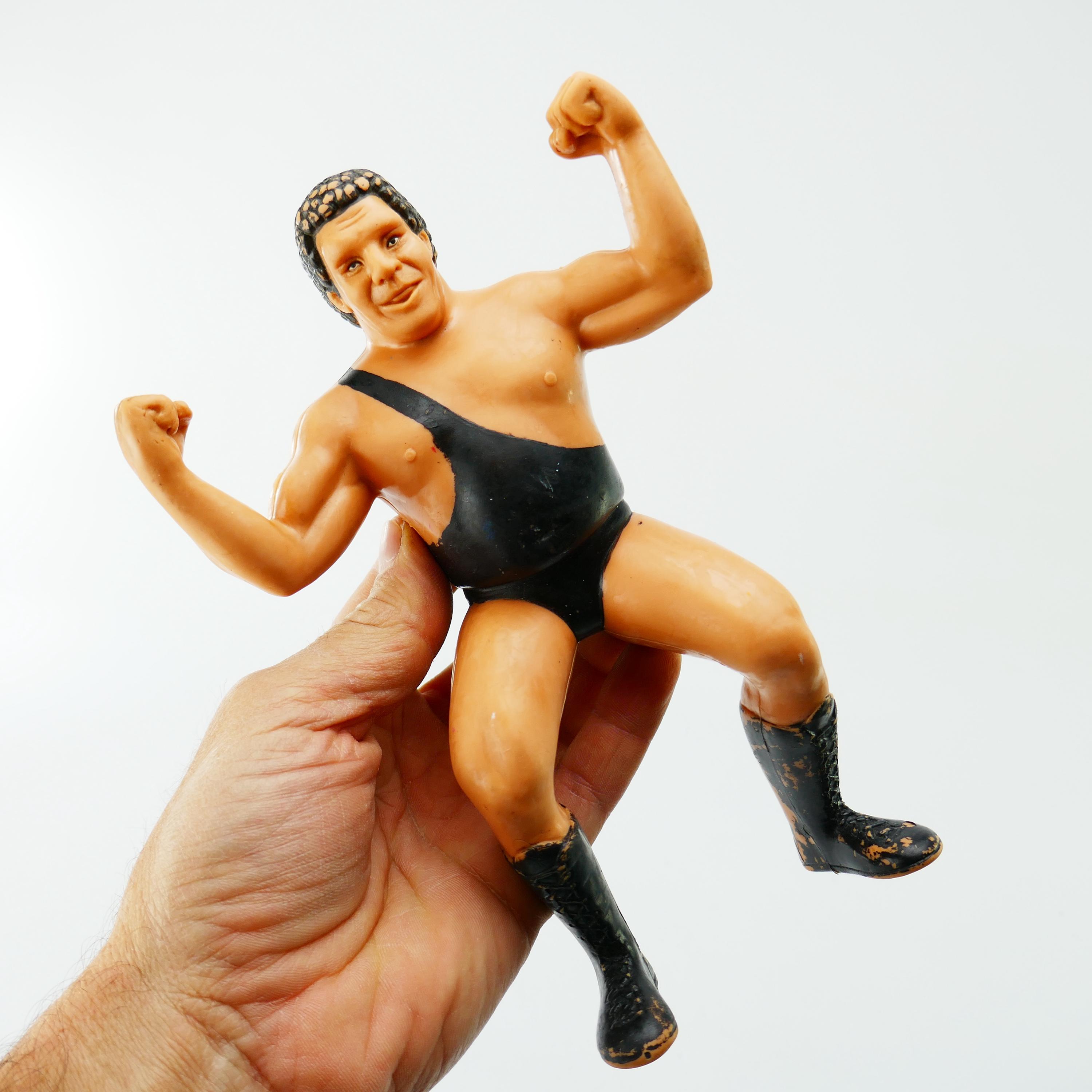WWF LJN Black Strap Andre the Giant Vintage 1989 Grand Toys 1980's