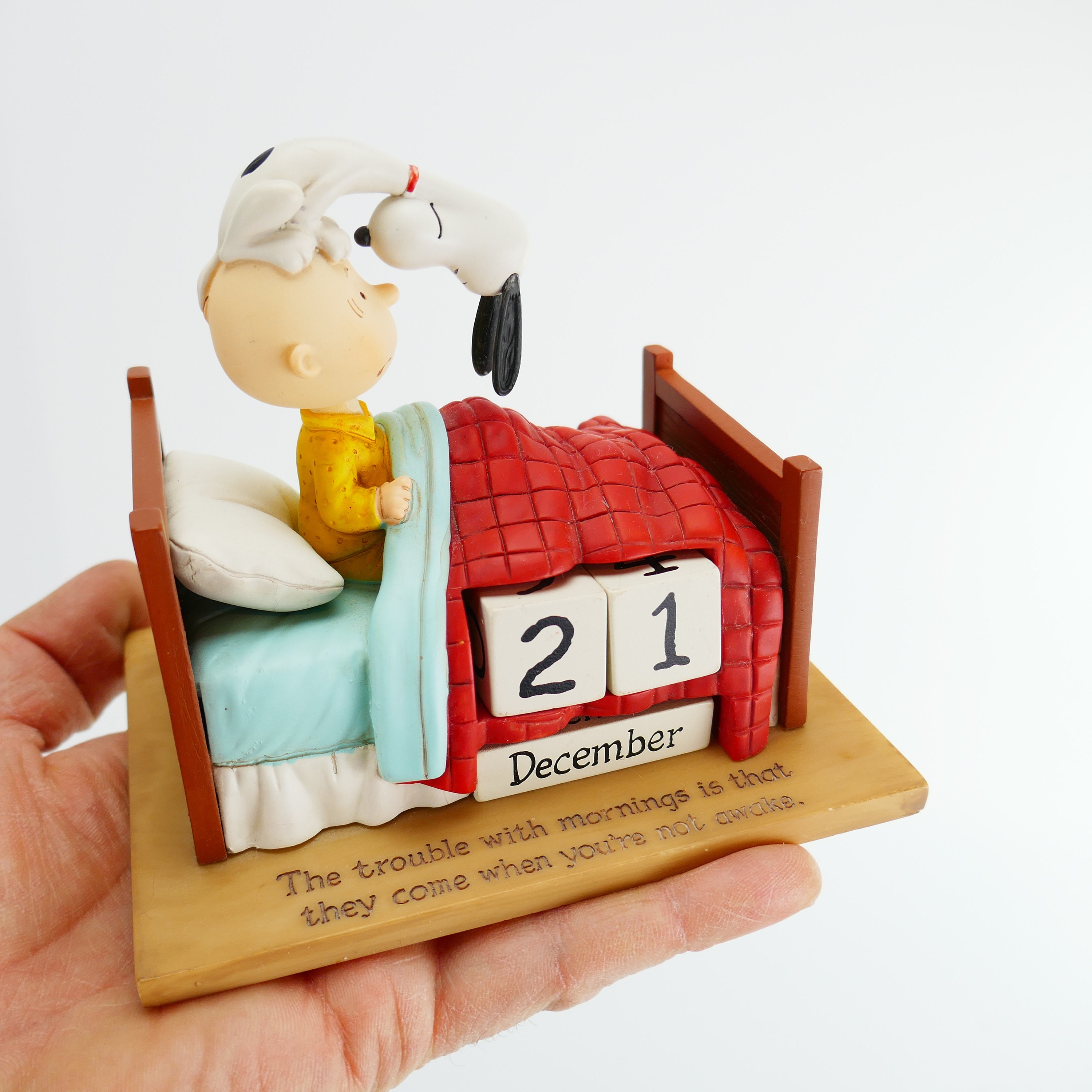 Collectible PEANUTS Charlie Brown Snoopy Perpetual Calendar Hallmark 2010 -  Etsy