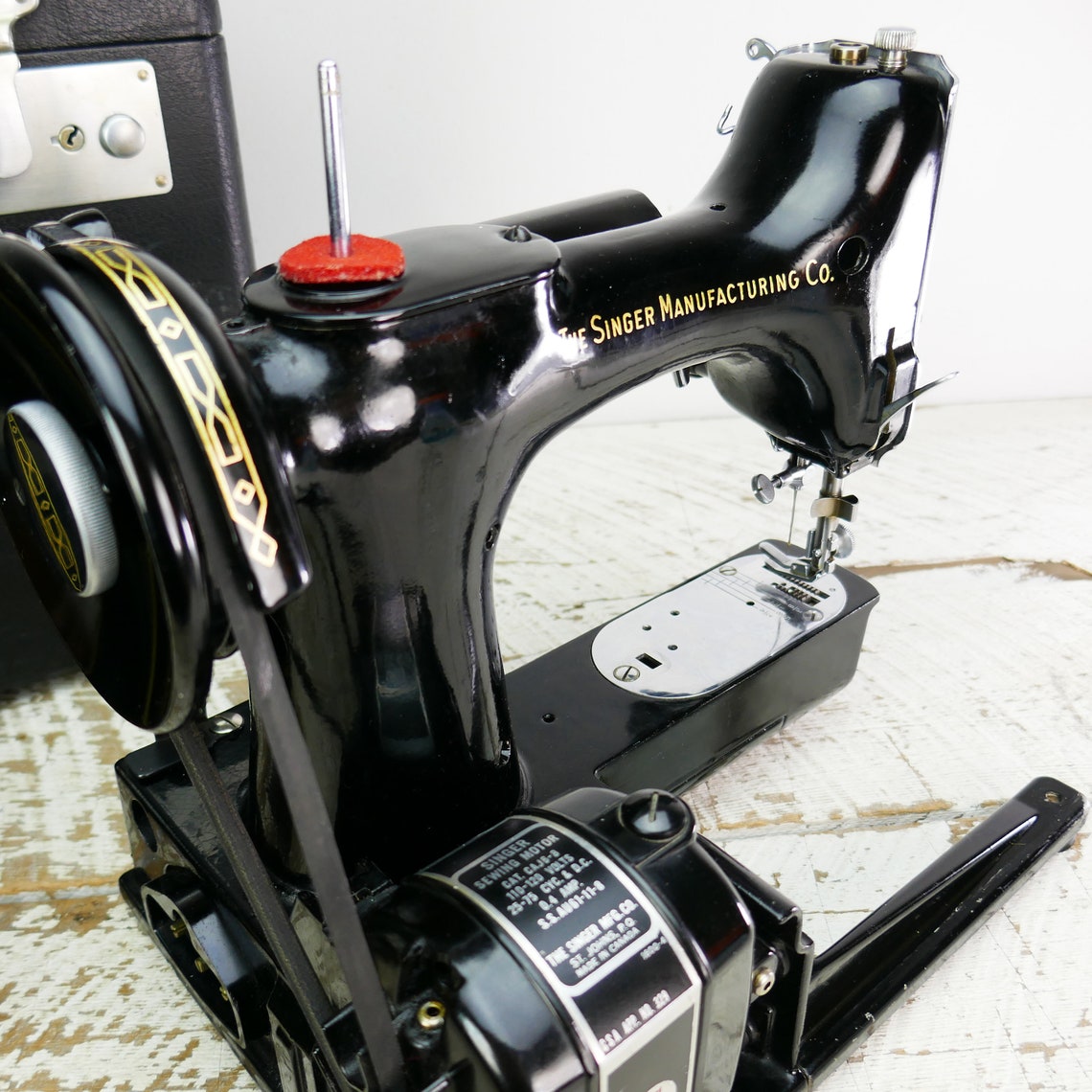 Vintage 222 Singer Sewing Machine Case Newly Serviced & Etsy