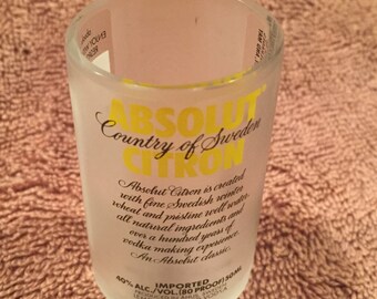 Absolut Citron Vodka shot glass
