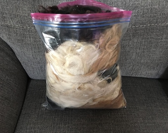 Alpaca fiber nesting ball refills