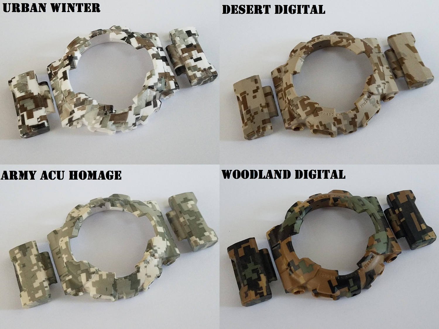 JaysAndKays® Custom Camo Series Matching Bezel & Adapter Set Etsy