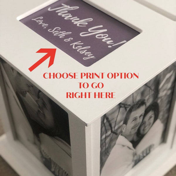 White Custom Wedding Card Box  // Personalized Wedding Shower Gift // Wedding Decor // Party Card Box
