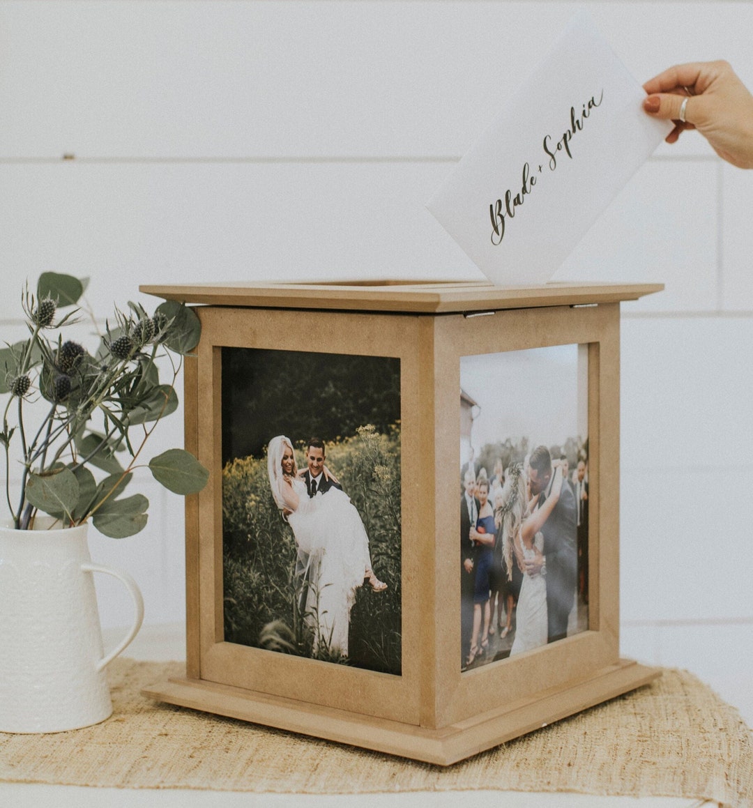 Rustic Wooden Card Box - Rustic Wedding Card Box – Country Barn Babe