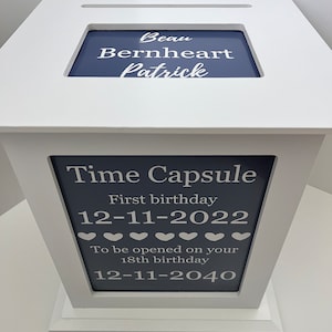 Customizable Baby Time Capsule - Ideal for 1st Birthdays and Newborns - Unique Personalized Gift for Special Occasions