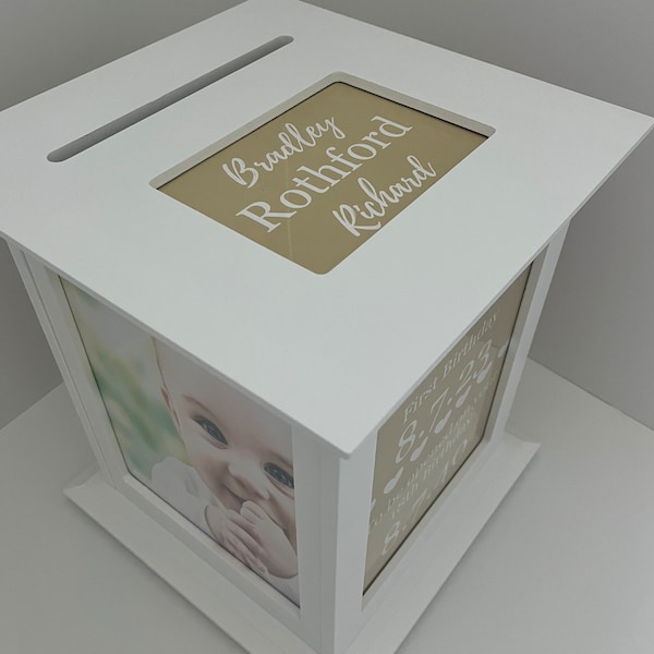 Time Capsule // 1st Birthday Custom Time Capsule  // Personalized Time Capsule Baby // Keepsake Box //  Baby Keepsake Box // Gift Newborn