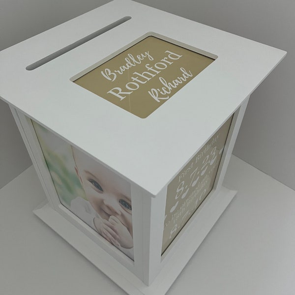 1st Birthday Time Capsule Box Etsy