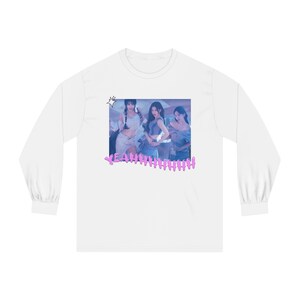 YEAHHHH! MISAMO (TWICE) Marshmallow - Unisex Long Sleeve Graphic Tee