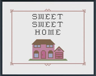 Sweet, Sweet Home - Simpsons Inspired Cross Stitch Pattern