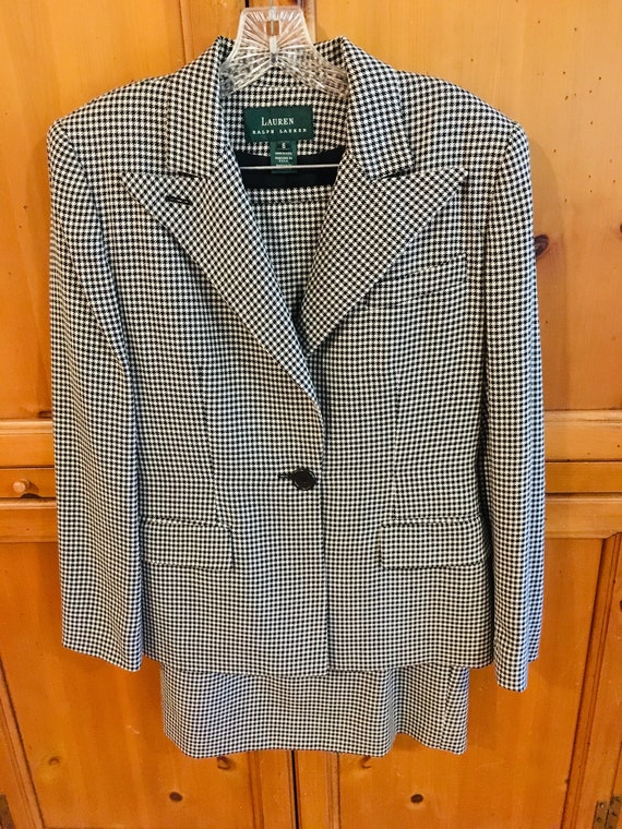 Ralph Lauren Vintage Houndstooth Suit