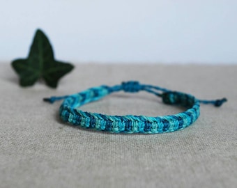 Turquoise and Blue Surf Bracelet Minimal Modern Friendship