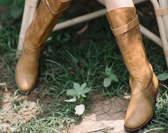 Women's Tall Leather Boots