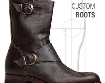Custom Women's Harness Ankle Boots - Handmade Side Zip Buckle Resoleable