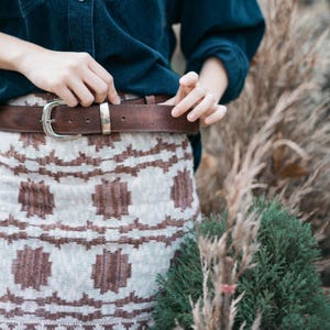 Brown Leather Money Belt